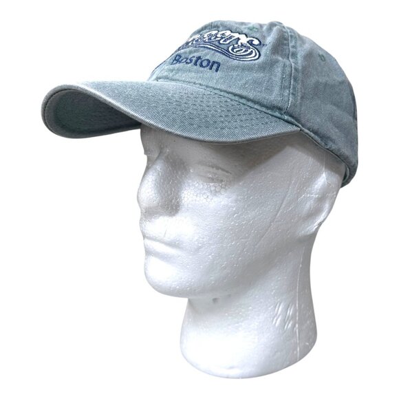 Vintage Cheers Boston Tv Show Licensed Washed Denim Baseball Cap Strapback Y2K - Picture 6 of 9